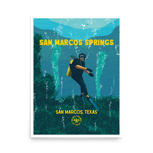 San Marcos Springs Poster