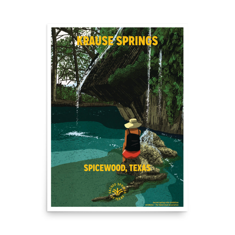 Krause Springs Poster